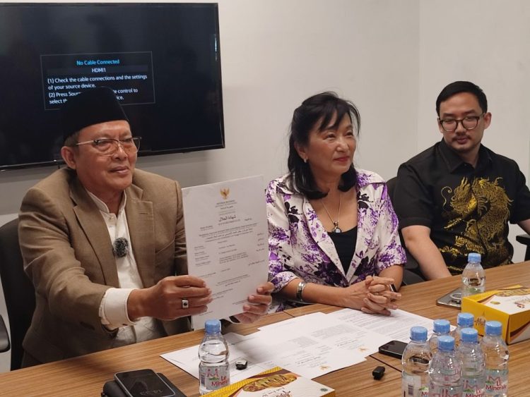 Konferensi pers soal laporan Clairmont terhadap food blogger William Codeblu ke Bareskrim Polri di Jakarta, Jumat (13/2/2026).